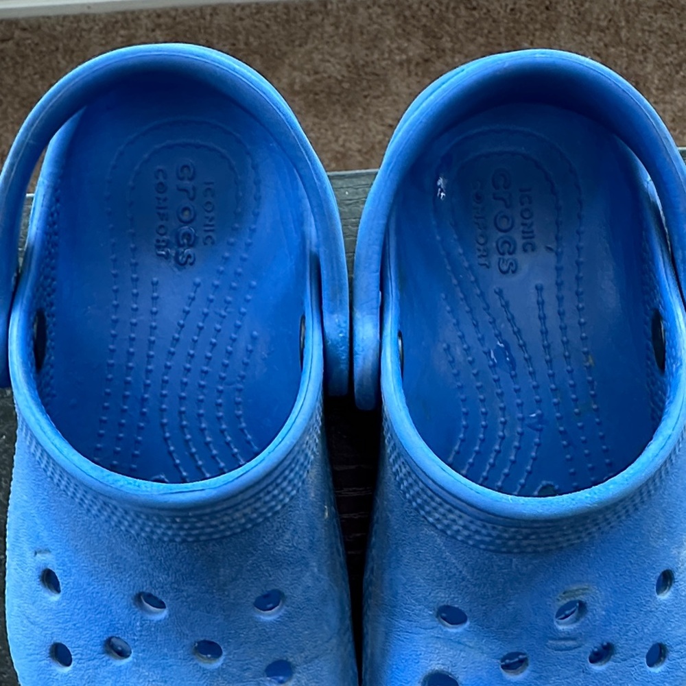 Kids Blue Clogs - Picture 2 of 4
